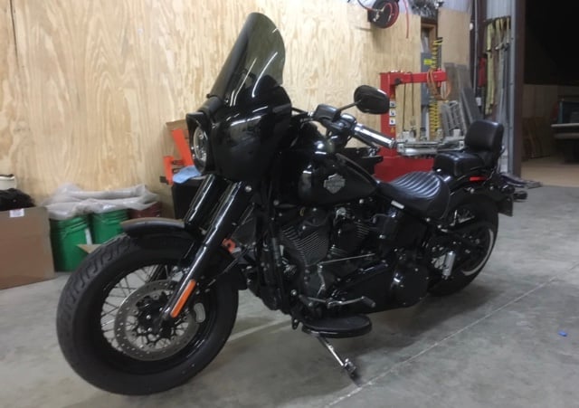 Softail slim road warrior shop fairing